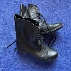 Steve Madden combat boots